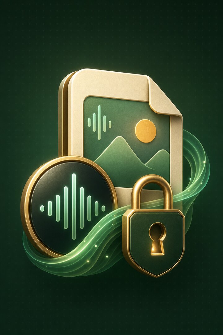 Audio to Image Converter (Encrypt/Decrypt Your Audio/Voice) featured illustration