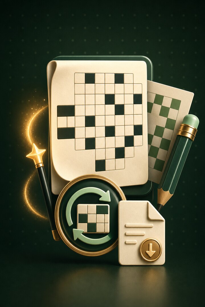 Generate Crosswords with or without Patterns featured illustration