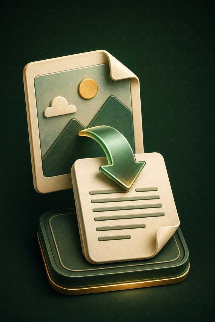Image to Text Document Converter: Extract Text from JPG and PNG featured illustration