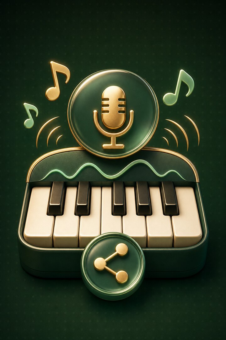 Online Piano: Play, Record and Download featured illustration