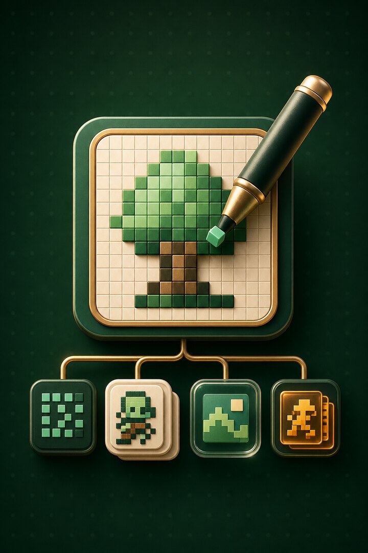 Pixel Art Maker (Convert to CSS, GIF, or Image) featured illustration