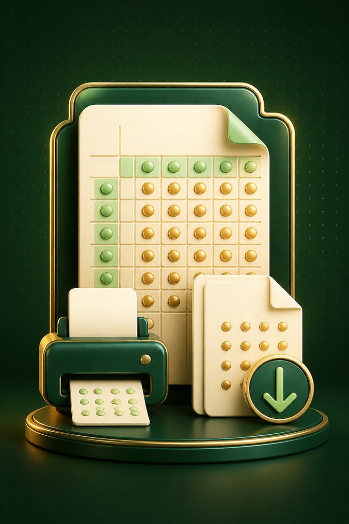 Printable Multiplication Times Tables Generator featured illustration