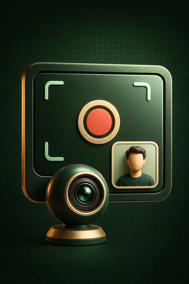 Record Screen and Camera (Webcam) Simultaneously featured illustration