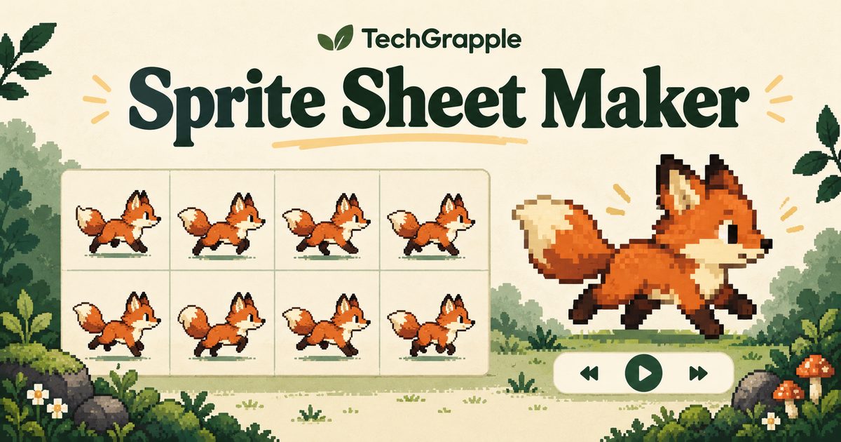Free Sprite Sheet Maker & Animation Previewer | TechGrapple