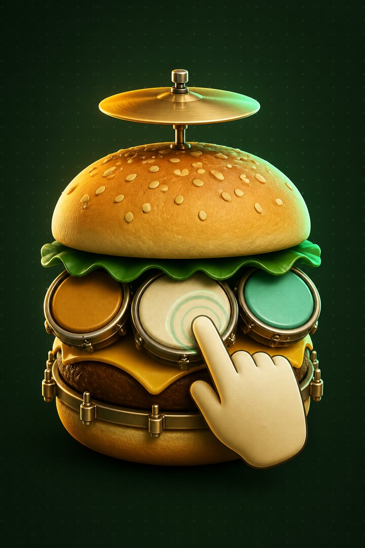 Beat Burger (The Drum Kit) featured illustration