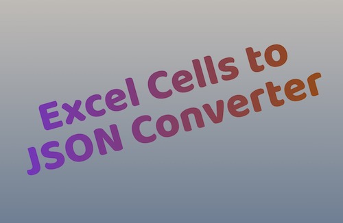 Excel to JSON Converter - Online Tools