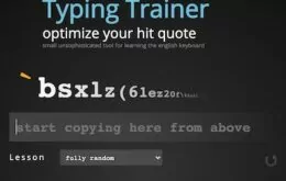 Typing trainer