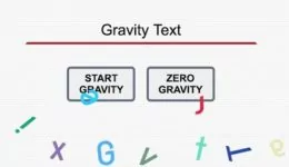 gravity text