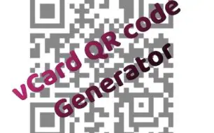 vcard qr code