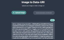 image to data URI