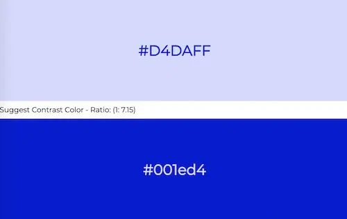 color contrast picker