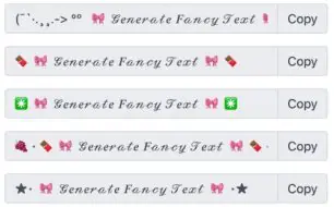 fancy text generator