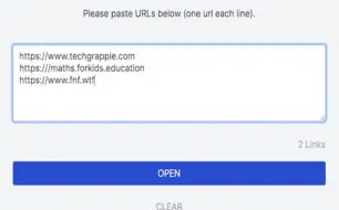 bulk url opened
