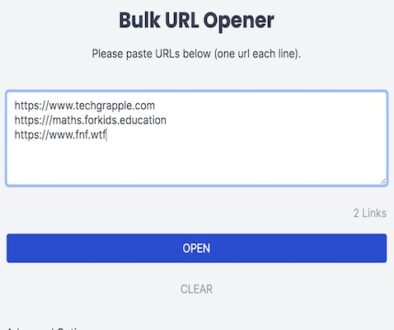 bulk url opened