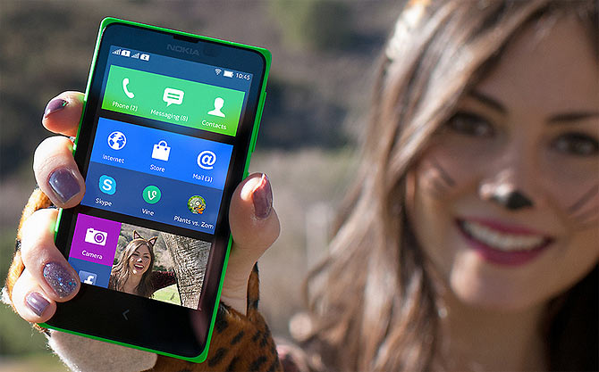 Nokia X family android phone
