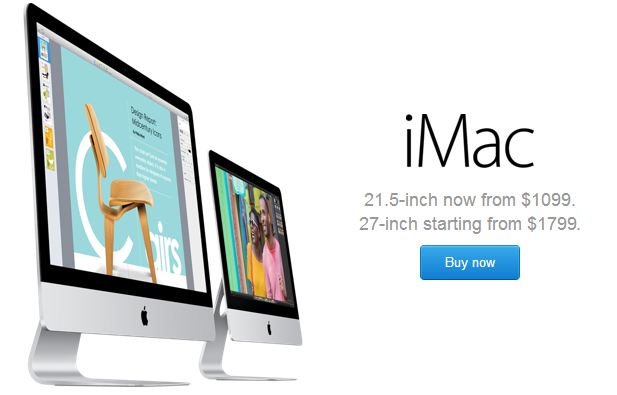 Now iMAC price starts from $1099