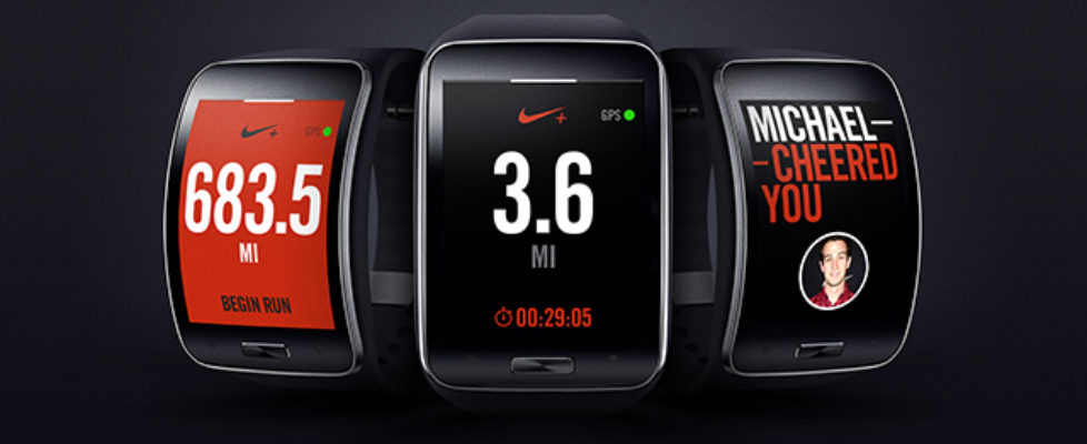 galaxy gear s with nike app