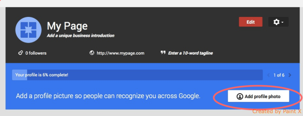 Google Plus page creation guide step 5
