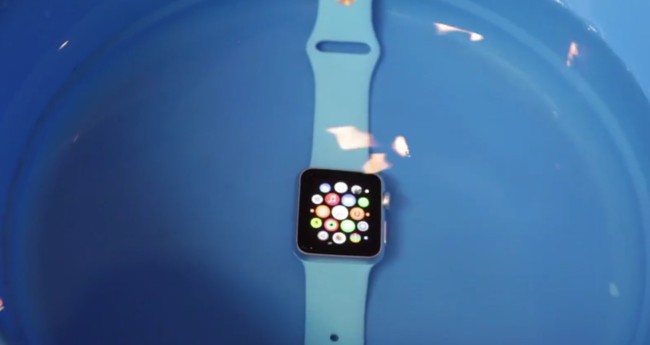 Apple watch water proof test