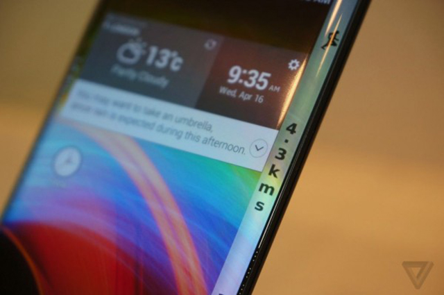 LG curved mobile phone launch date