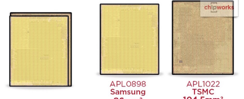 Apple A9 chip made by Samsung and TSMC