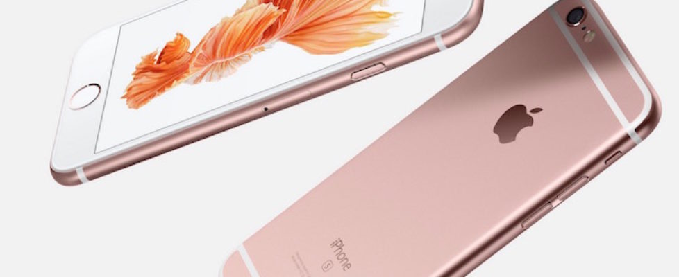 iPhone 6s sale data rose gold