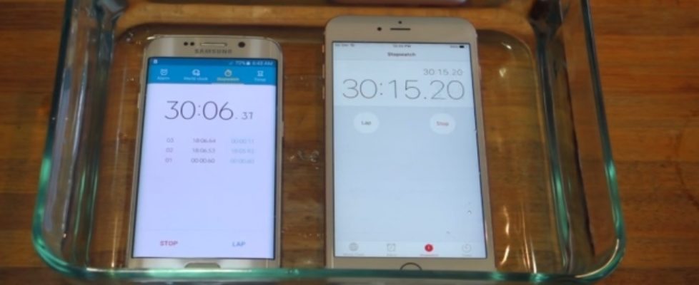 iPhone 6s water test and drop test