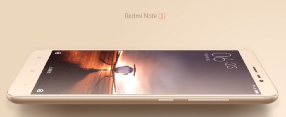 Redmi Note 3 picture gold