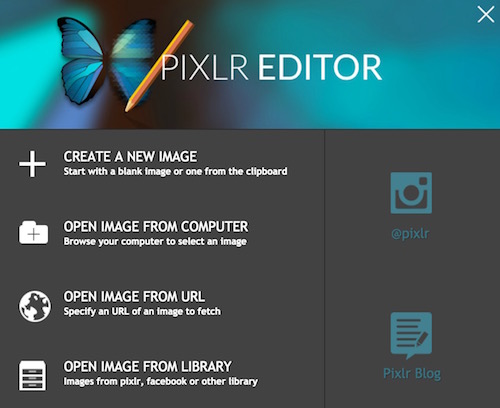 PIXLR Online Photo Editor