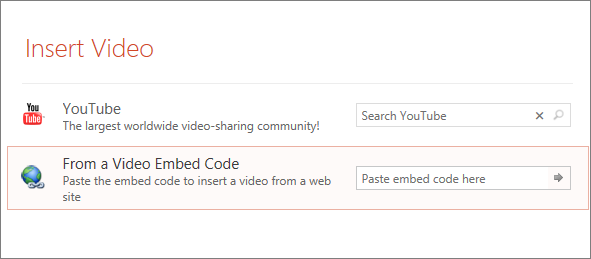 How to embed YouTube Video in Powerpoint