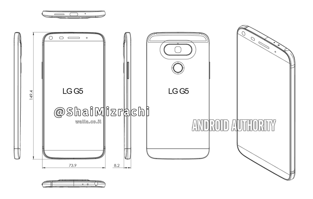 LG G5 Leaked Design