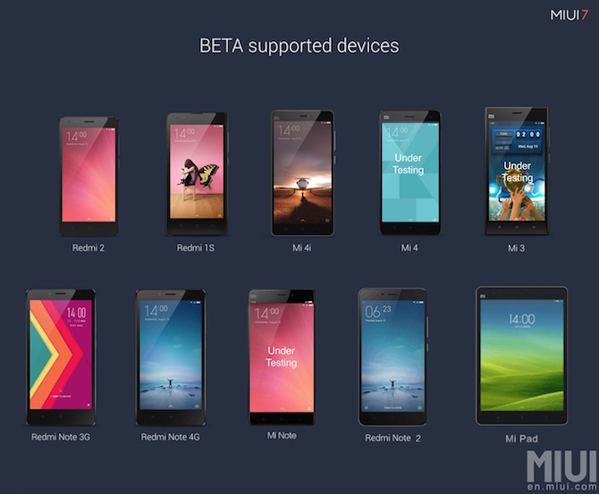 MIUI 7 Global Beta ROM 6.1.8 Android 6 Marshmallow