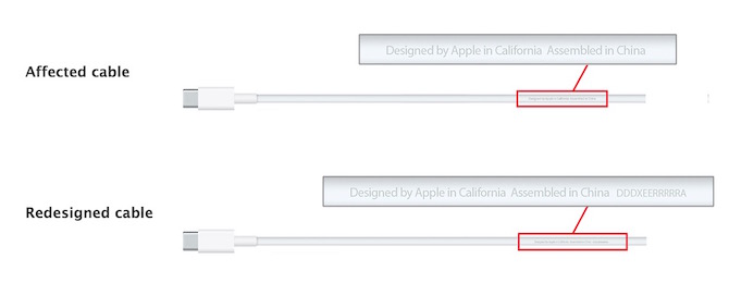 Apple USB-C Cable replacement program