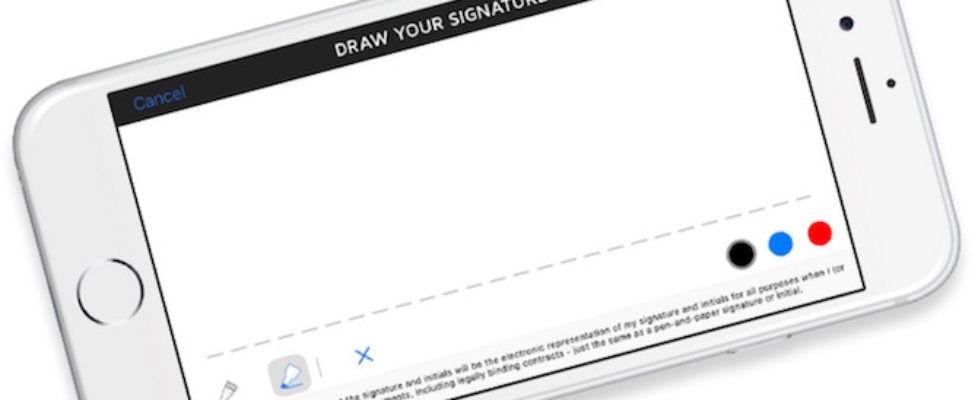 Signing and eidting PDF File on iOS iPhone iPad