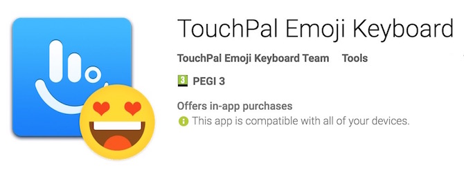 TouchPal Emoji Keyboard
