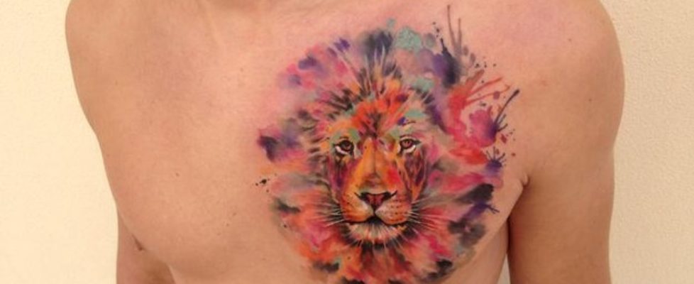 Watercolor tattoos made by Ondrash