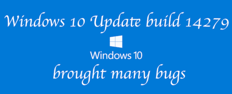 Windows 10 update bug