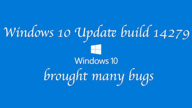 Windows 10 update bug