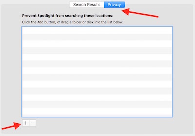 Adding item for spotlight search exclusion