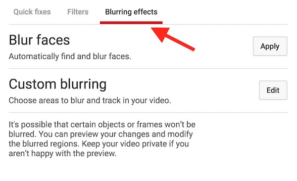 Apply Blur Effect