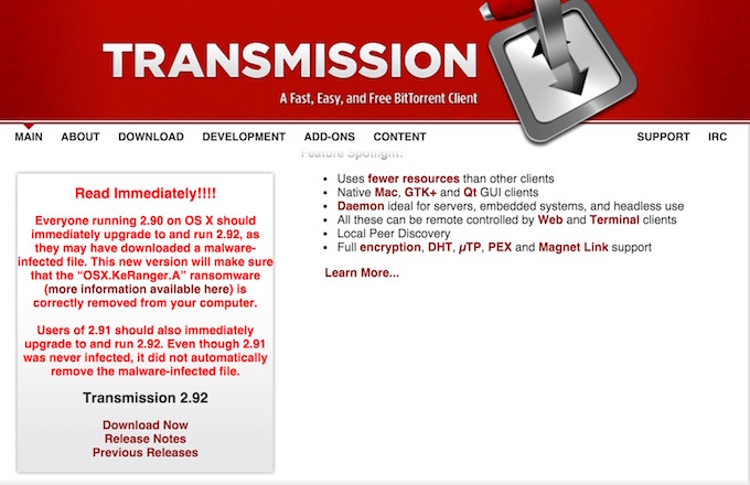 Resolving Mac OS X ransomware