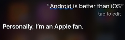 Android vs iOS Siri