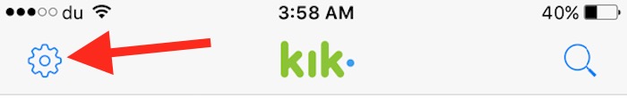 KIK Settings