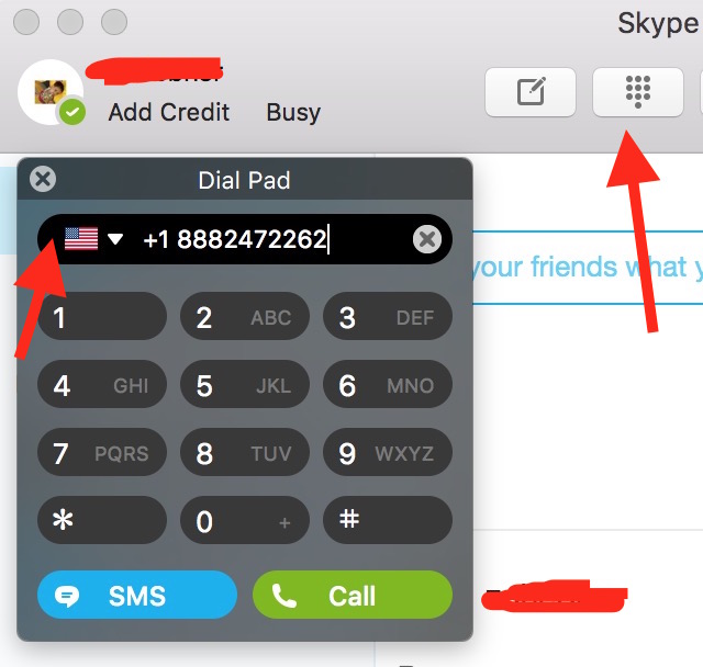 Skype Dialing