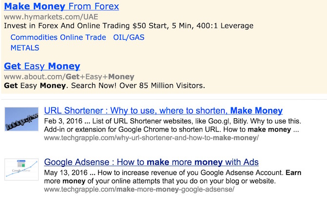 Adsense for Search