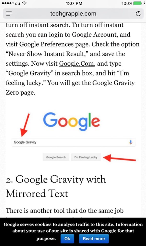 Cookie Notice Android