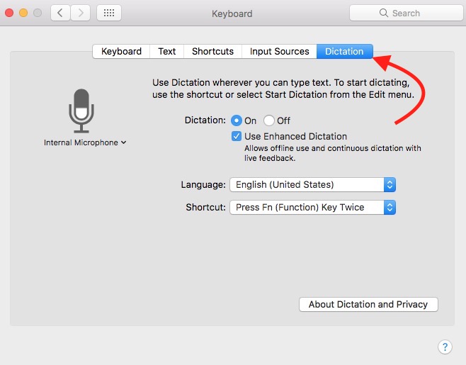 dictation-on-macos-sierra