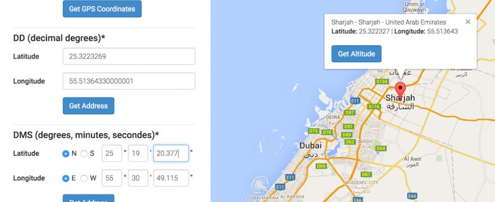 GPS Coordinates online