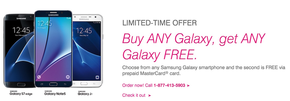 Buy one get one galaxy Free