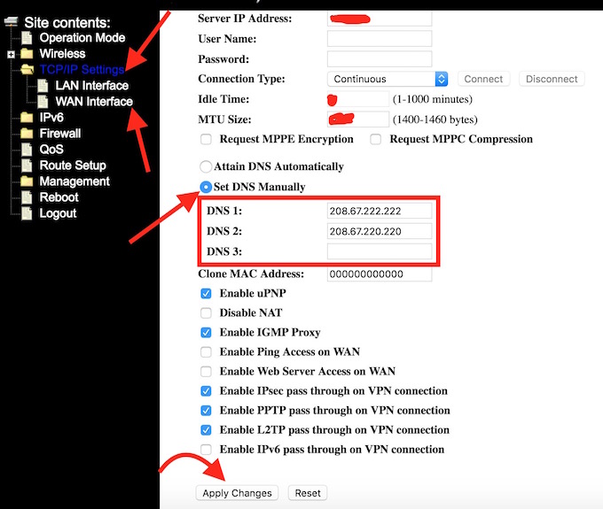 DNS Settings